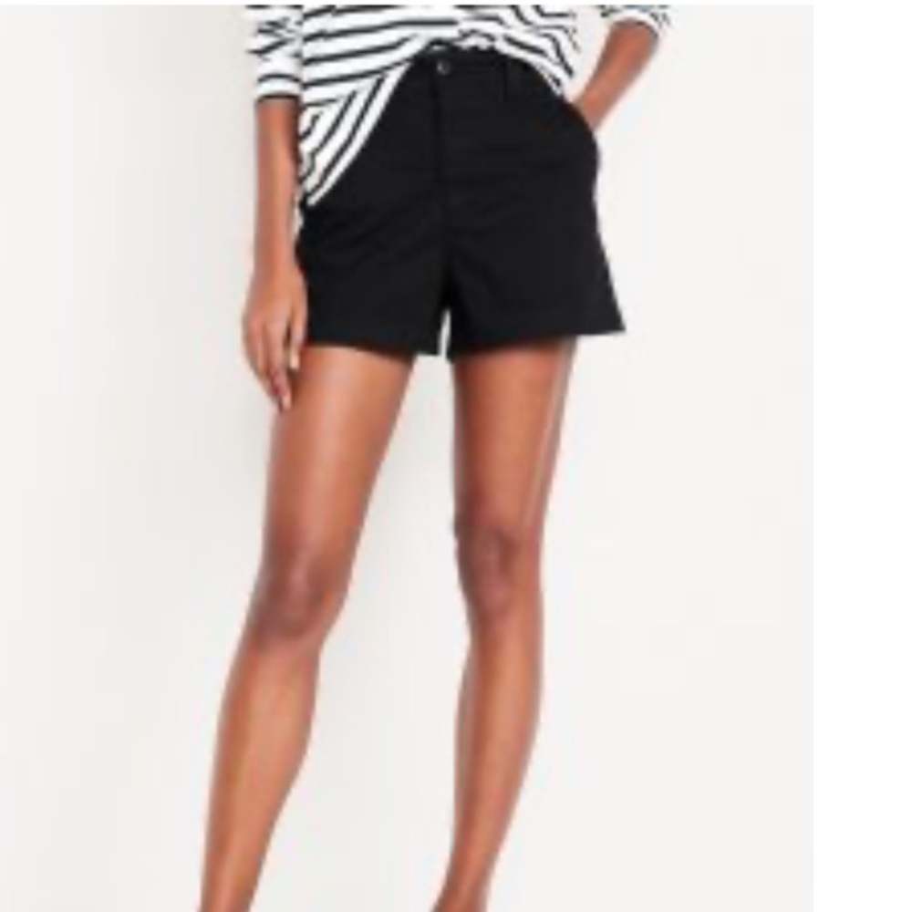Old Navy Women's High Waist Black Shorts